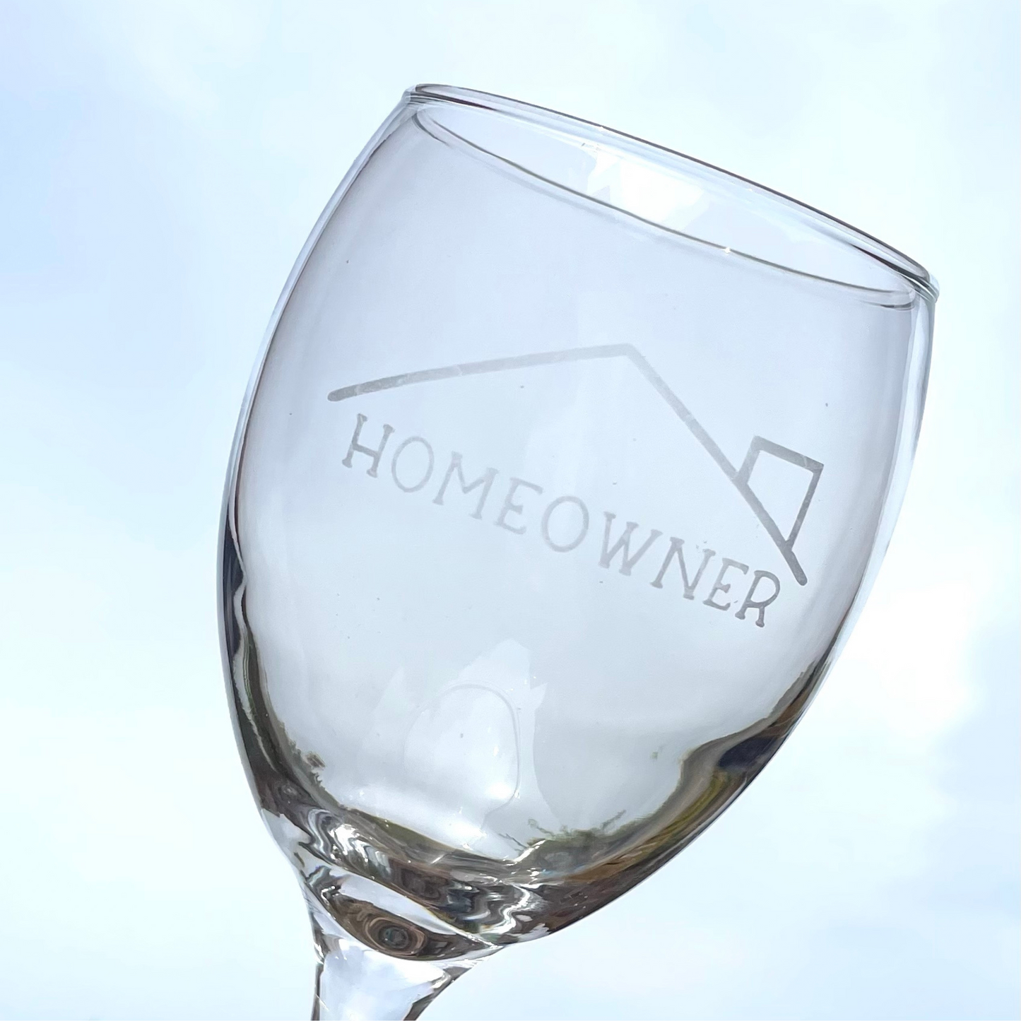 Home Owner Wine Glass